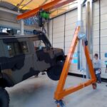 GRU A PORTALE ALFATECH - MOD. A GPRP 5 - SU RUOTE