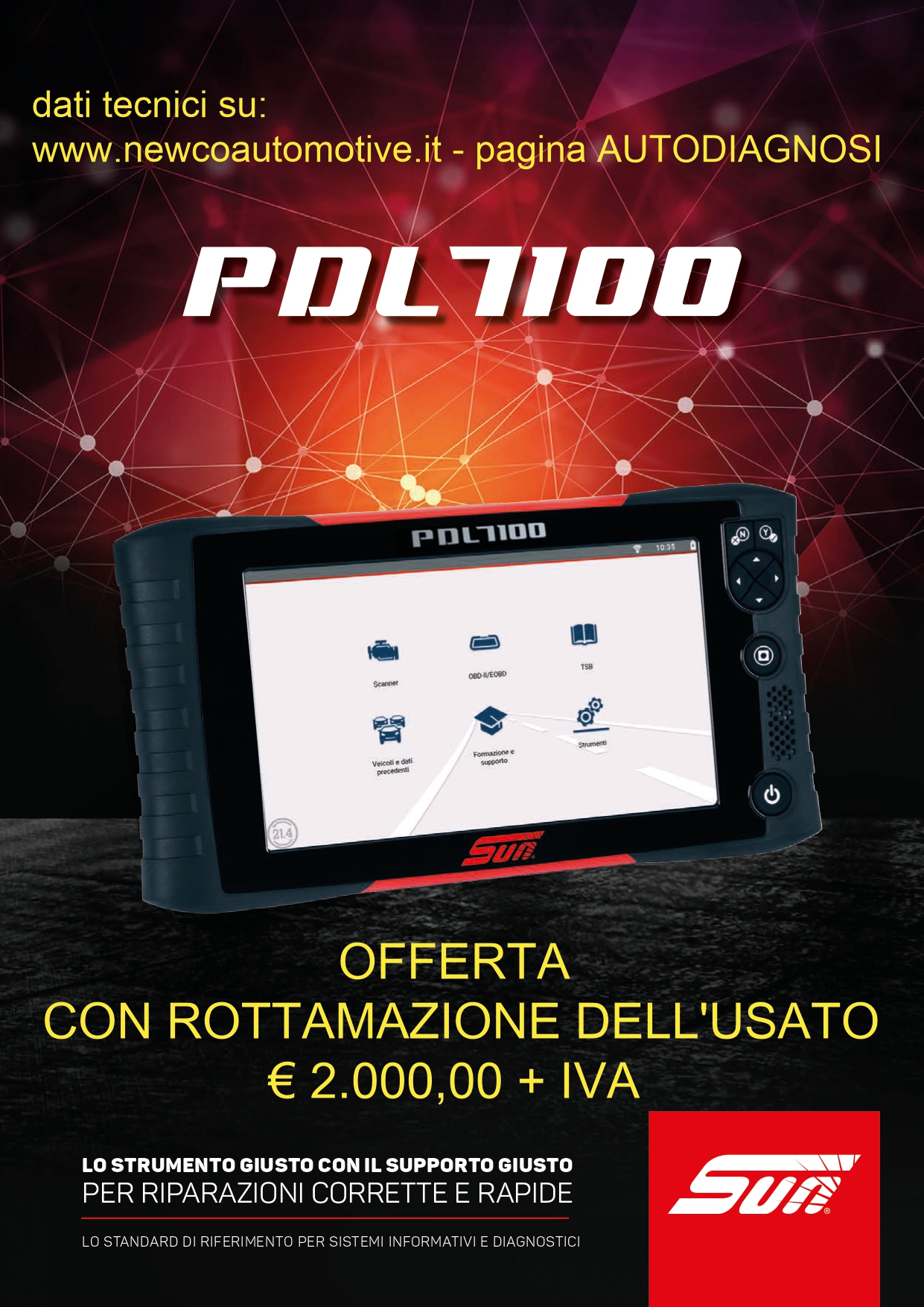 DIAGNOSI PDL 7100 CON ROTTAMAZIONE DELL’USATO